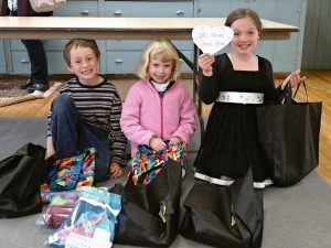 Our children with the Church World Service kits they made.