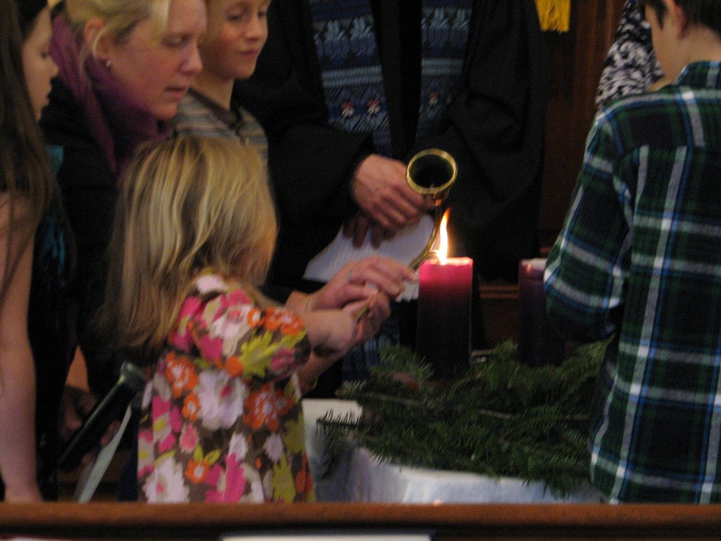 Arden lights the candle of hope    